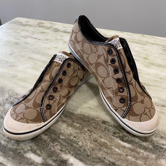 Coach Shoes - Coach Brown Kira Fashion Sneakers Size 9B